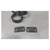 Musi vintage art deco Shoe clips and bracelets