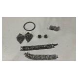 Musi vintage art, deco, shoe clips, and bracelets earrings