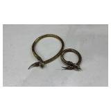 Mesh snake necklace and bracelet