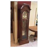 Howard Miller grandfather clock has all parts 78 x 22 x 13