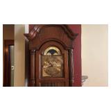 Howard Miller grandfather clock has all parts 78 x 22 x 13
