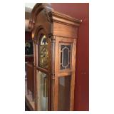 Howard Miller grandfather clock has all parts 78 x 22 x 13