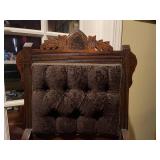 Pair of antique Eastlake style upholstered chairs