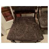 Pair of antique Eastlake style upholstered chairs