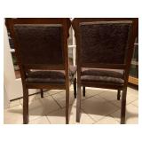Pair of antique Eastlake style upholstered chairs