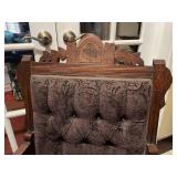 Antique Eastlake style upholstered armed chair
