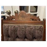 Antique Eastlake style upholstered armed chair