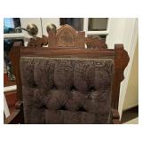 Antique Eastlake style upholstered armed chair