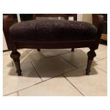 Antique Eastlake style upholstered armed chair