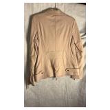 Ivanka Trump, leather jacket, size medium new with tags still on