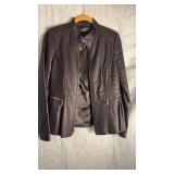 Ivanka Trump, leather coat size medium