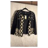 Jones New York embroidered and sequence, jacket size large new with tag still attached