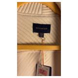 Skies are blue, tufted jacket size extra small new with tags still attached