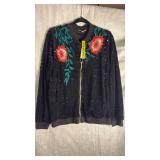 Gianni Bini, sequenced, black jacket, medium new with tags still attached