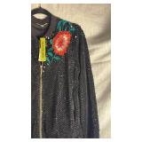 Gianni Bini, sequenced, black jacket, medium new with tags still attached