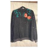 Gianni Bini, sequenced, black jacket, medium new with tags still attached