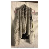 Democracy brand faux fur vest new with tag still on size small