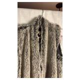 Democracy brand faux fur vest new with tag still on size small