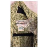 Arancrafts brand Marino wool sweater made in Ireland size medium