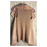 12th love faux suede vest size small