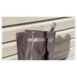 Gianni Bini brown leather boots womens size 9.5 never worn with boot shapers