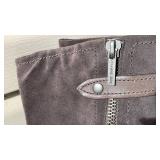 Gianni Bini brown leather boots womens size 9.5 never worn with boot shapers