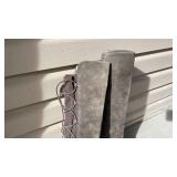 Vince Camuto gray leather boots womens size 9 never worn with boot shapers
