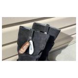 Birkenstock black leather boots womens size 40L never worn