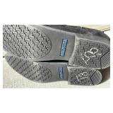 Birkenstock black leather boots womens size 40L never worn