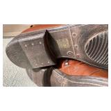 Miz Mooz brown leather boots womens size 41 never worn new with box