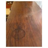 Antique Larkin-Inspired quarter sawn oak leaded pane glass front display bookcase 59 x 42 x 14 in