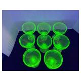UV reactive uranium reactive depression glasses