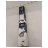 Project Source Light Filtering 1-in Slat Width 27-in x 64-in Cordless White Vinyl Light Filtering Mini-blinds