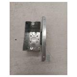 4 in. H x 2 in. W x 2-1/8 in. D Steel Metallic 1-Gang Welded Handy Box with Eight 1/2 in. KO