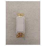 Eaton 20-amp Single-pole Rocker Light Switch , White