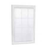 Project Source Light Filtering 1-in Slat Width 32-in x 64-in Cordless White Vinyl Light Filtering Mini-blinds