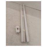 Project Source Light Filtering 1-in Slat Width 32-in x 64-in Cordless White Vinyl Light Filtering Mini-blinds