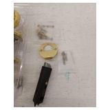 Kwikset Mobile Home Polished Brass Steel Passage Door Knob 3 Right or Left Handed