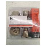 6 ReliaBilt Gallo Antique Brass Single-Cylinder deadbolt W/Keyed Entry Door Knob