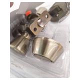 6 ReliaBilt Gallo Antique Brass Single-Cylinder deadbolt W/Keyed Entry Door Knob