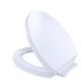 TOTOÂ® SoftCloseÂ®Non Slamming  Slow Close Round Toilet Seat and Lid Cotton White - SS113#01