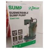 Zoeller 1/2 HP Submersible Sump Pump
