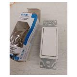 Eaton 20-Amp Single-Pole Rocker Light Switch