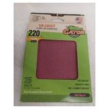 Gator 220-Grit Clamp-On Sandpaper Sheets - 25 Pack