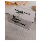 334x26 Square Pocket Door Lock Passage - Polished Chrome