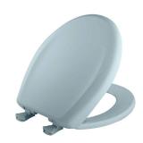 Bemis 200SLOWT 344 Lift-Off Plastic Round Slow-Close Toilet Seat, Heron Blue