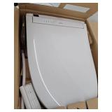 TOTO S7A WASHLET+ Electronic Bidet Toilet Seat  EWATER+ Bowl and Wand Cleaning  Auto Open and Close Classic Lid  Elongated  Cotton White - SW4734AT40#01