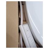 TOTO S7A WASHLET+ Electronic Bidet Toilet Seat  EWATER+ Bowl and Wand Cleaning  Auto Open and Close Classic Lid  Elongated  Cotton White - SW4734AT40#01