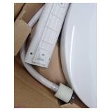 TOTO S7A WASHLET+ Electronic Bidet Toilet Seat  EWATER+ Bowl and Wand Cleaning  Auto Open and Close Classic Lid  Elongated  Cotton White - SW4734AT40#01