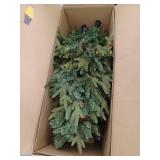 Holiday Living 7.5-ft Hayden pine Pre-lit Artificial Christmas Tree with Twinkling Multicolor LED Lights